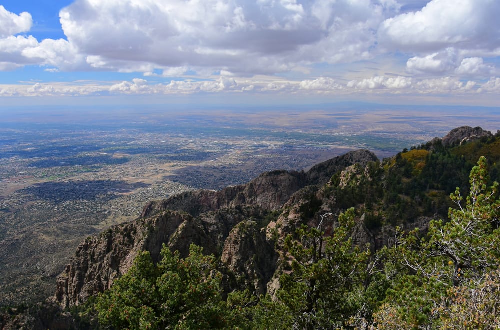Aerial photo of Albuquerque